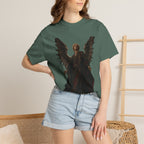 Guardian Angel -Faith- Graphic T‑Shirt — 'Tutus Sum' Cross Tee