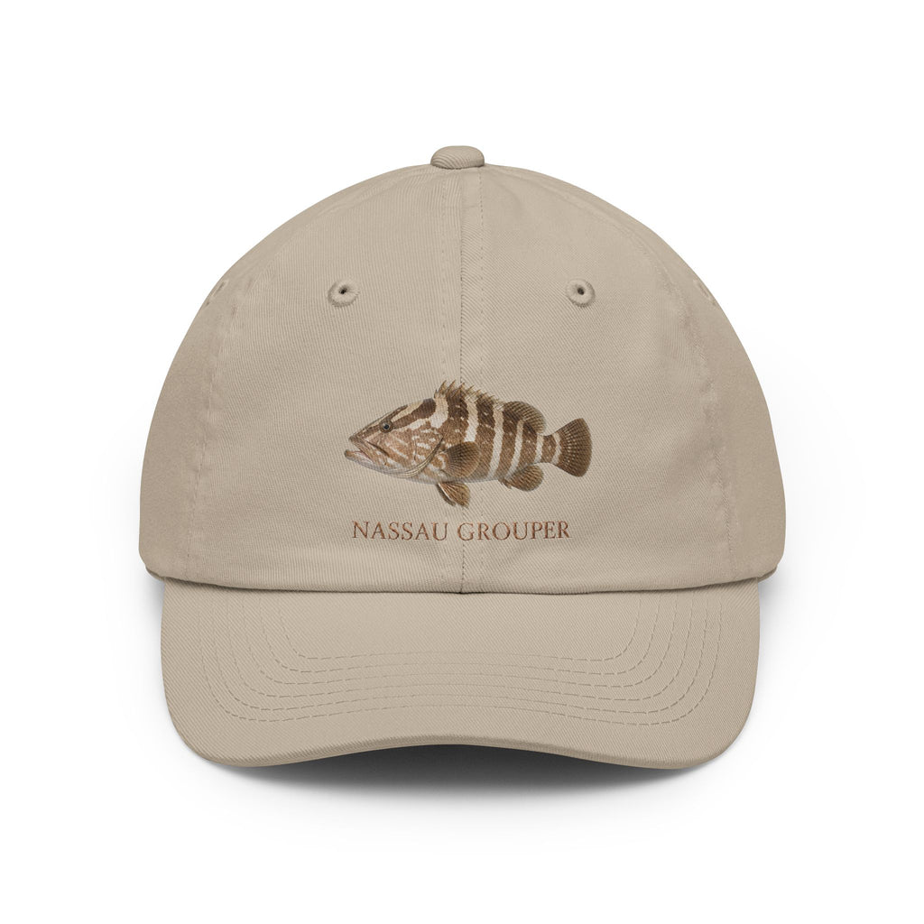 Nassau Grouper Embroidered Dad Hat