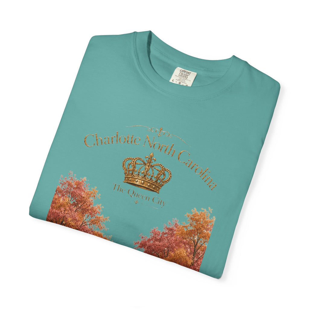 Charlotte North Carolina Autumn Tree Lane T-Shirt