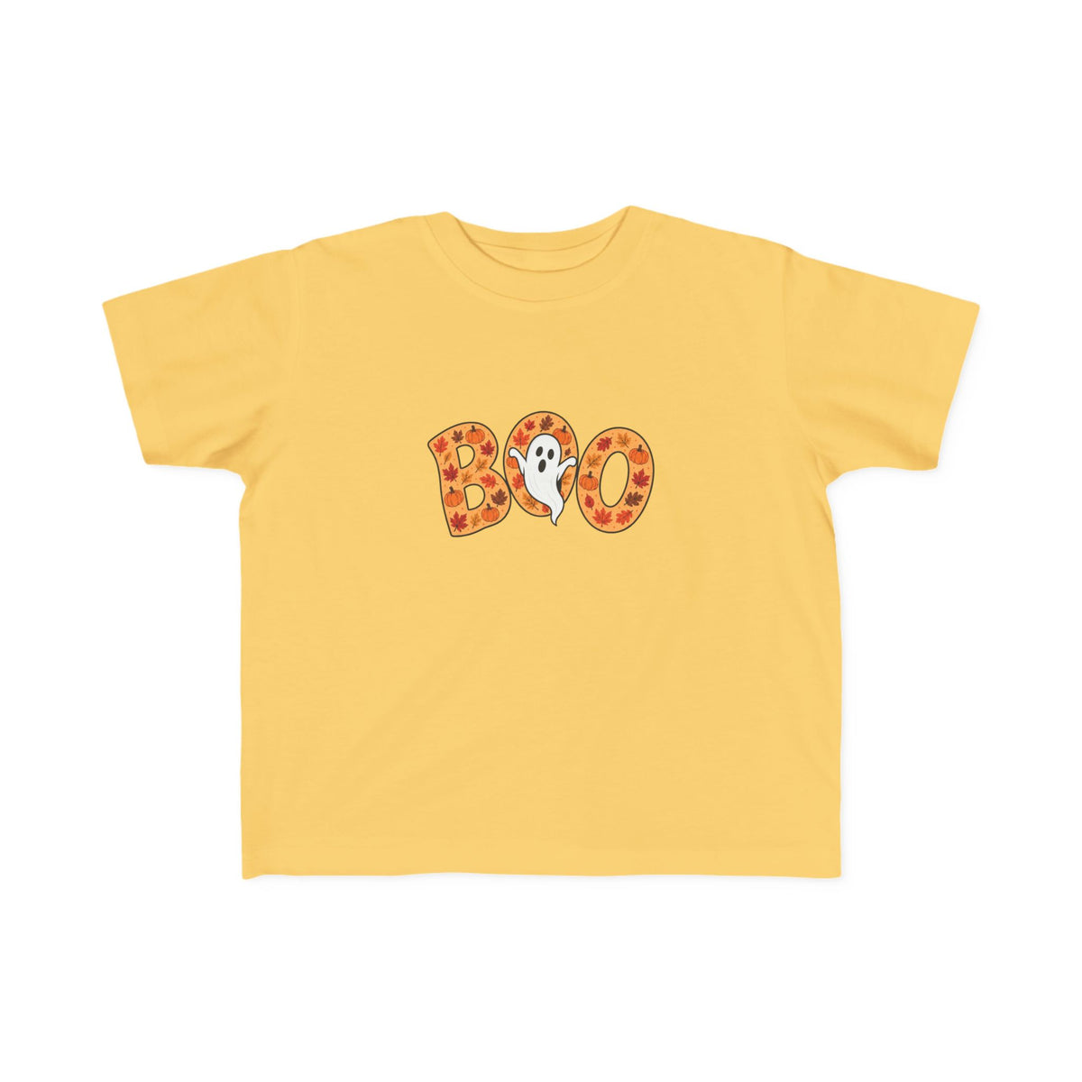 Toddler Tee - 'Boo' Ghost Halloween Striped Shirt
