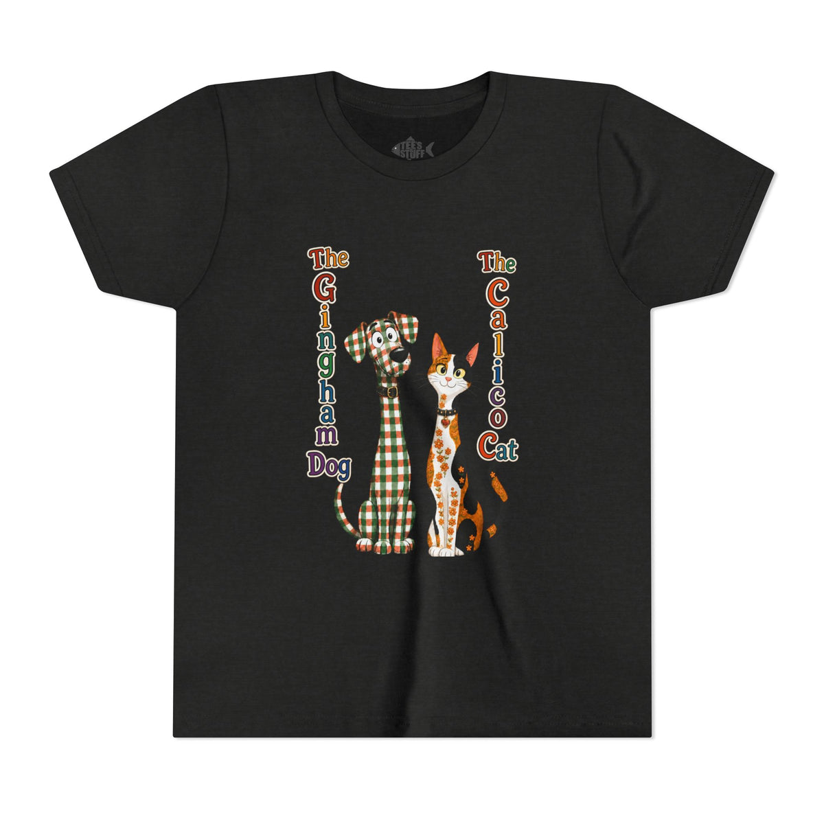 Gingham Dog & Calico Cat Kids Shirt