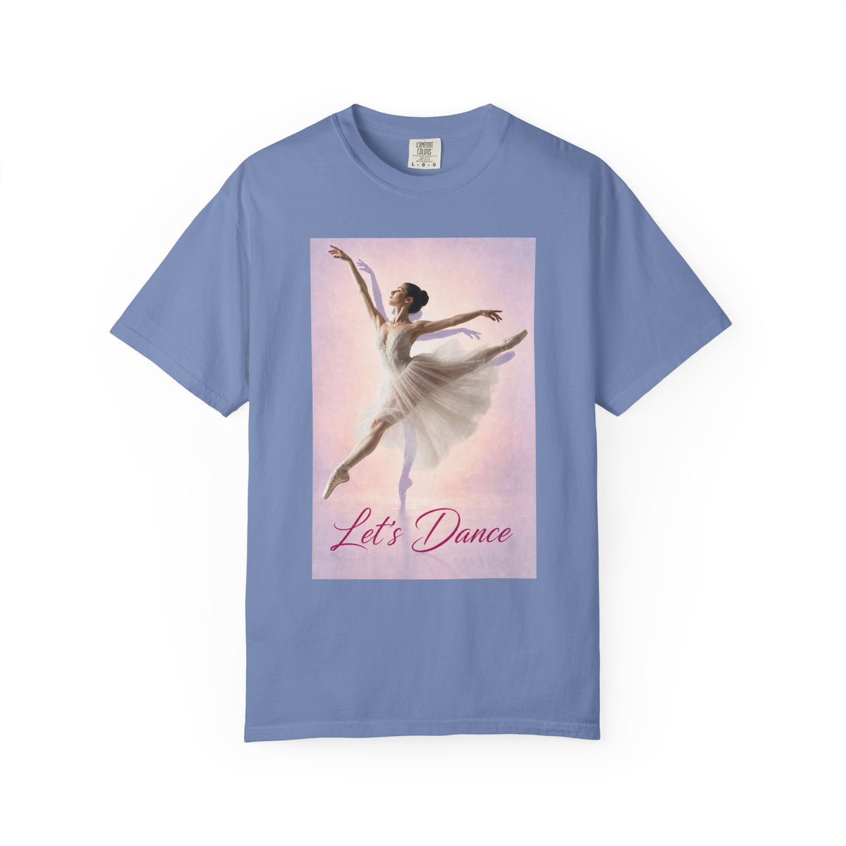 Let's Dance Ballerina Graphic Tee- Garment-Dyed T-shirt