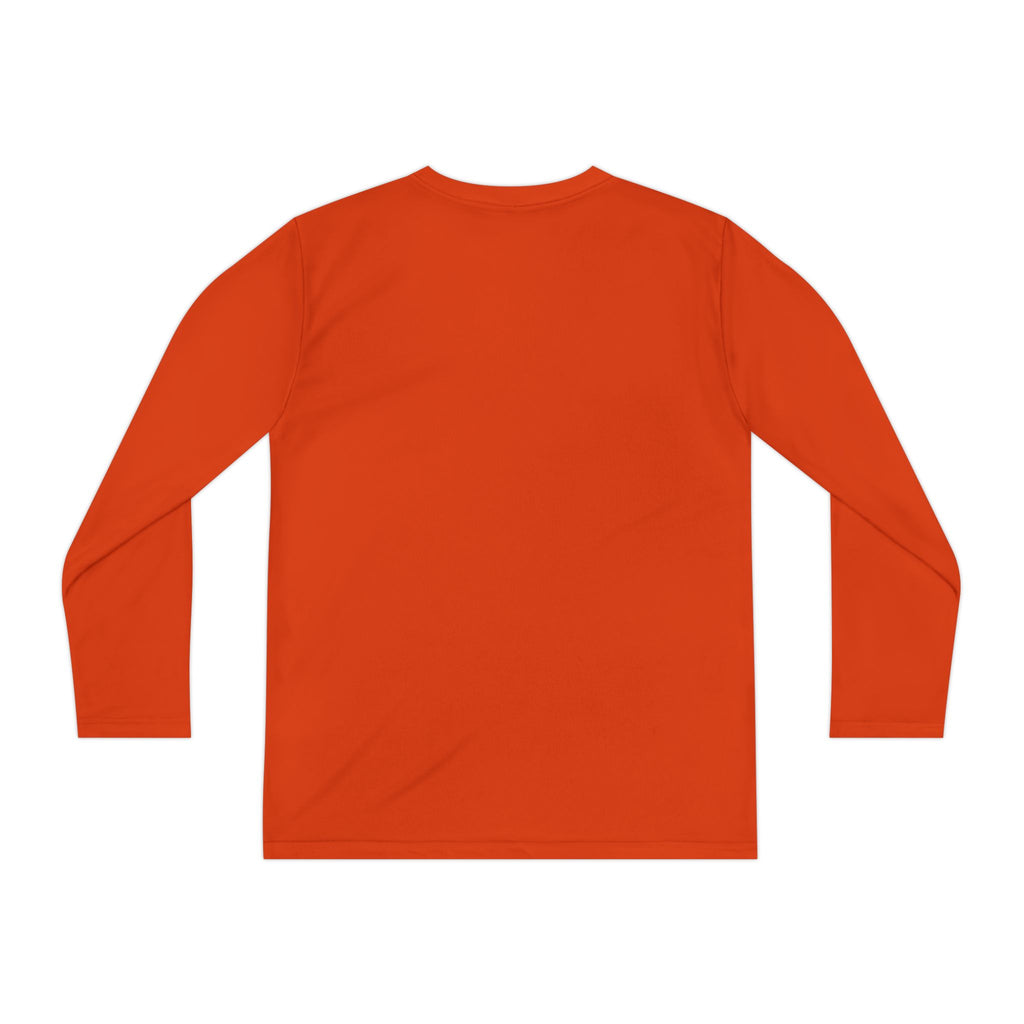 Youth Long Sleeve Tee - 'Hello Halloween' Jack-o'-Lantern Pumpkin Shirt