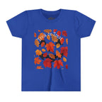 Youth Autumn Falling Leaves Short Sleeve Tee