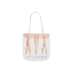 Ballet Tote Bag — 'Let's Dance' Ballerina Canvas Tote