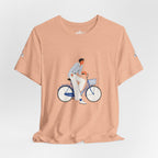 Bicycle Rider Illustration Jersey Tee