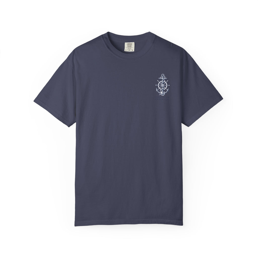 Nautical Anchor -Unisex Garment-Dyed T-shirt