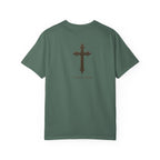Guardian Angel -Faith- Graphic T‑Shirt — 'Tutus Sum' Cross Tee