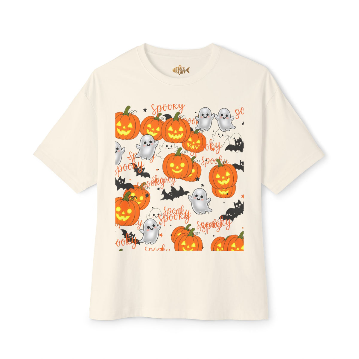 Halloween Pumpkins & Ghosts Tee — Spooky Boo, Trick-or-Treat Graphic T-Shirt