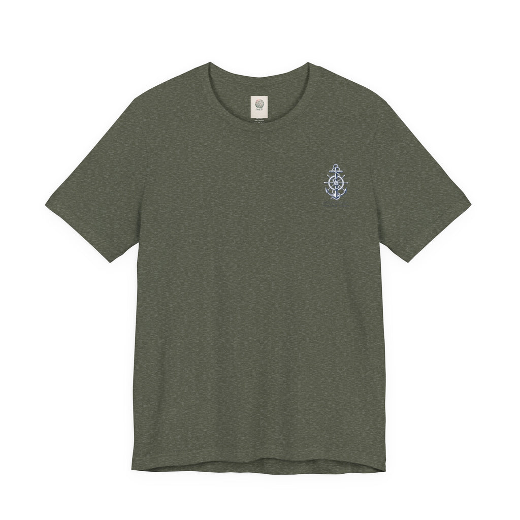 Anchor Graphic Tee — "Hold Steady Anchor Down" Nautical Shirt