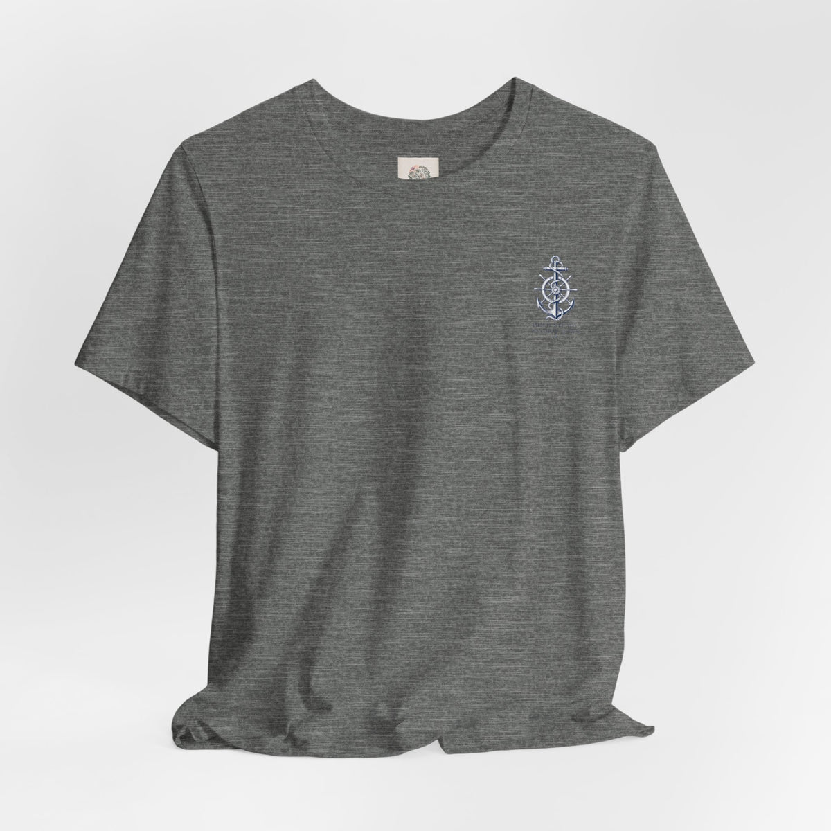 Anchor Graphic Tee — "Hold Steady Anchor Down" Nautical Shirt