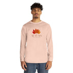 Autumn Leaves Long Sleeve Tee — 'AUTUMN' Maple Graphic Cozy Fall Shirt