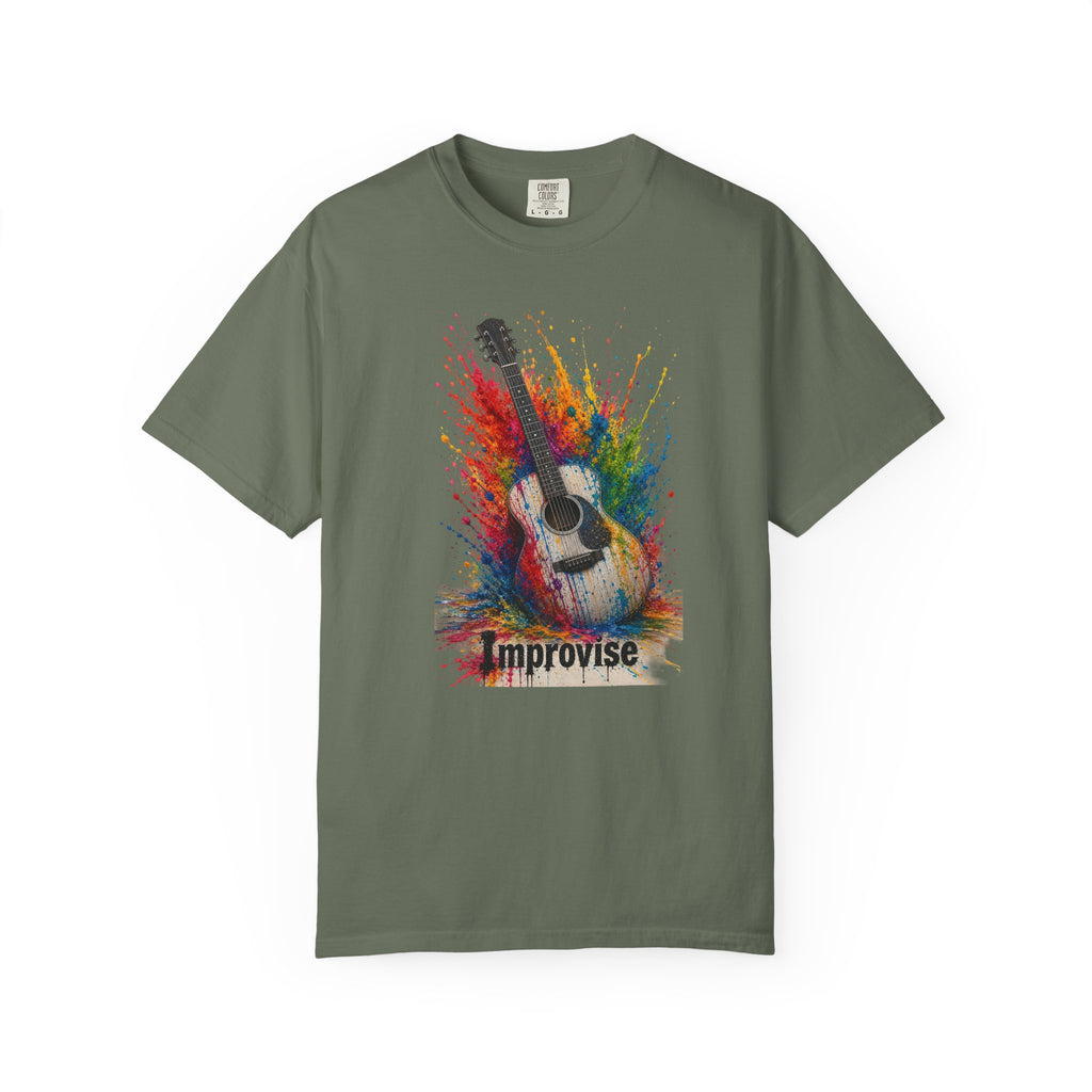 Improvise Guitar Musician T-Shirt