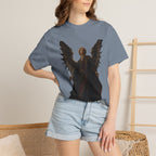 Guardian Angel -Faith- Graphic T‑Shirt — 'Tutus Sum' Cross Tee