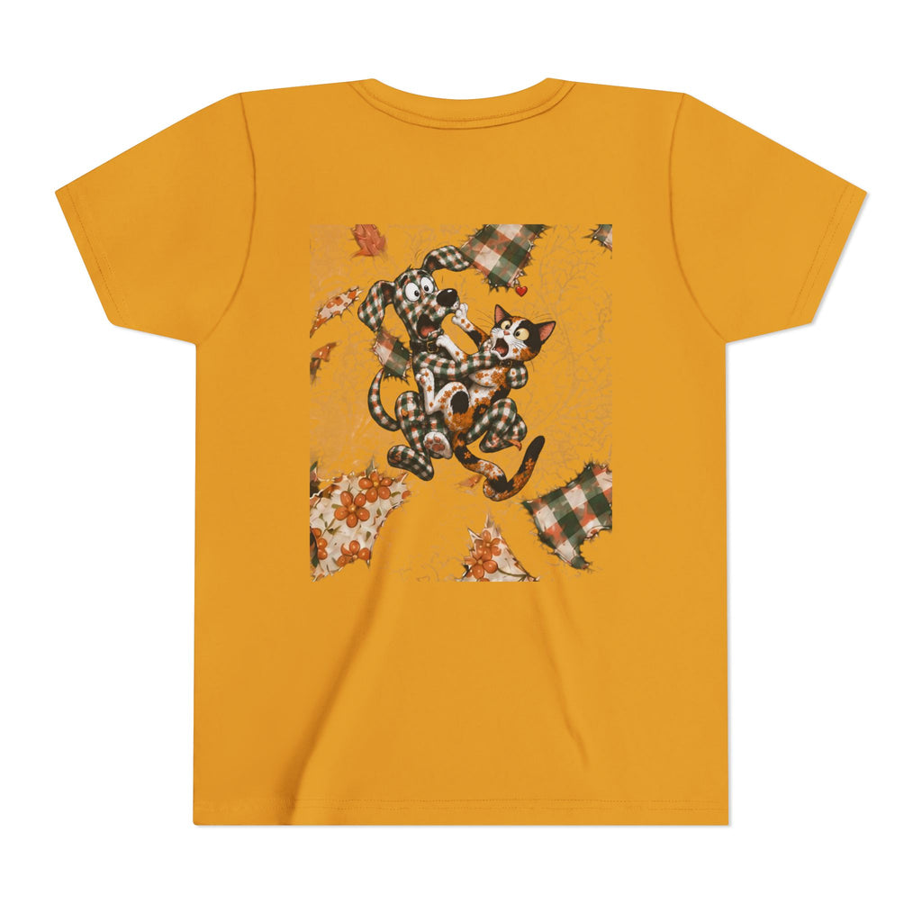 Gingham Dog & Calico Cat Kids Shirt