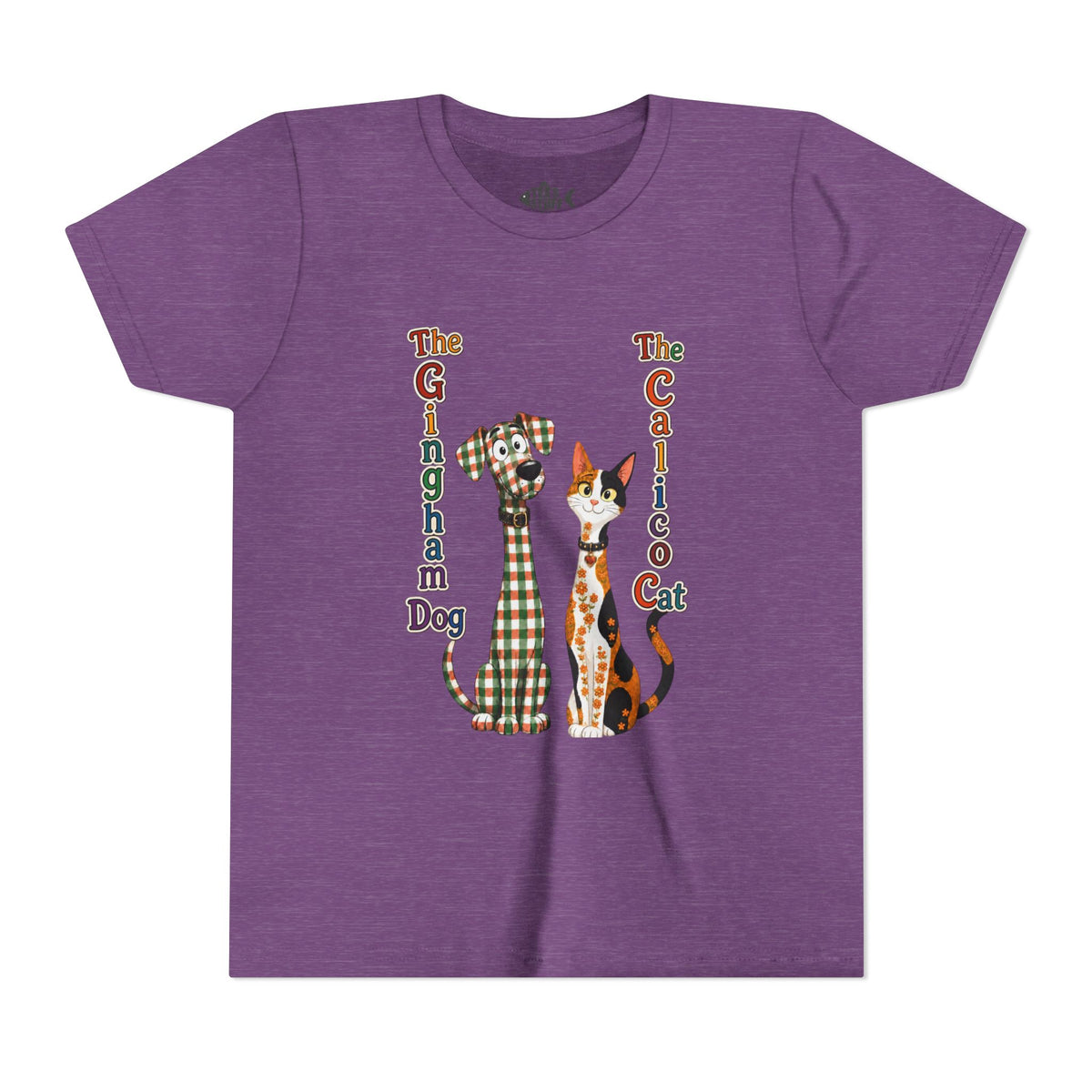 Gingham Dog & Calico Cat Kids Shirt