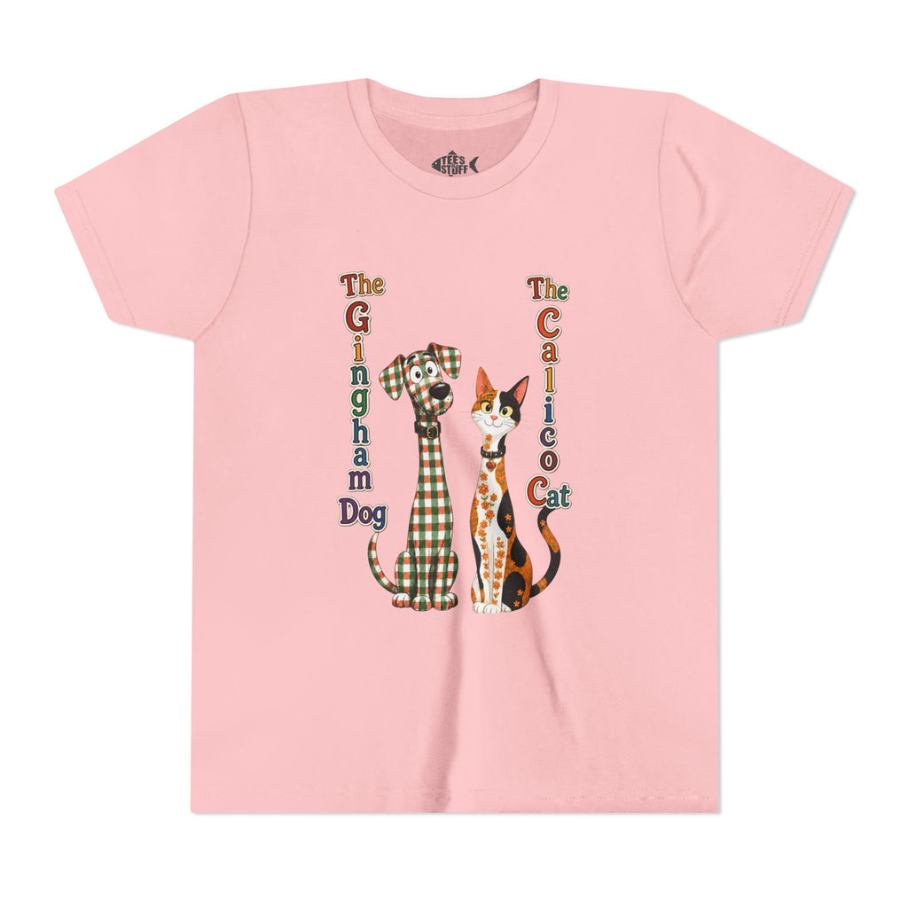 Gingham Dog & Calico Cat Kids Shirt