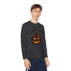 Youth Long Sleeve Tee - 'Hello Halloween' Jack-o'-Lantern Pumpkin Shirt