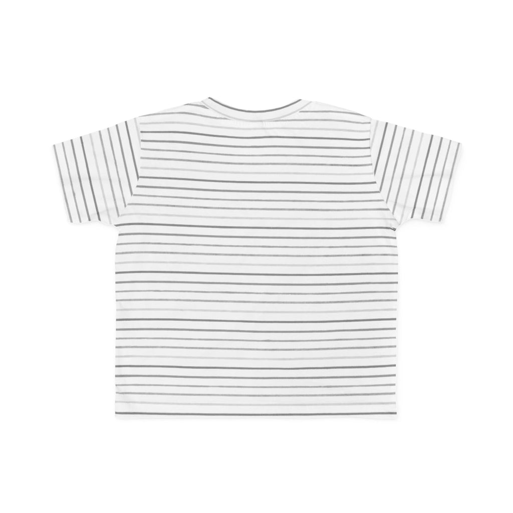 Toddler Tee - 'Boo' Ghost Halloween Striped Shirt