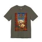 Charlotte NC Dog Tee — Cute Pup on Skateboard Patriotic T‑Shirt