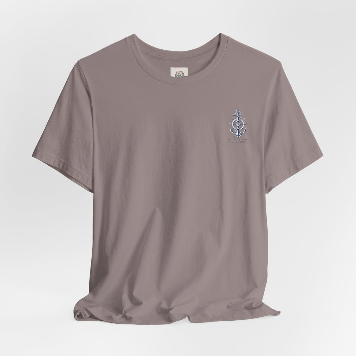 Anchor Graphic Tee — "Hold Steady Anchor Down" Nautical Shirt