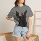 Guardian Angel -Faith- Graphic T‑Shirt — 'Tutus Sum' Cross Tee