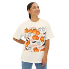 Halloween Pumpkins & Ghosts Tee — Spooky Boo, Trick-or-Treat Graphic T-Shirt