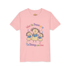 Youth Tee - 'When the Praises Go Up, The Blessings Come Down' Kids Choir Graphic