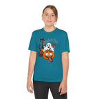 Kids Halloween Trick or Treat T-Shirt — Cute Pumpkin, Ghost & Black Cat Design