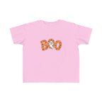 Toddler Tee - 'Boo' Ghost Halloween Striped Shirt