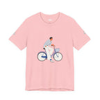 Bicycle Rider Illustration Jersey Tee