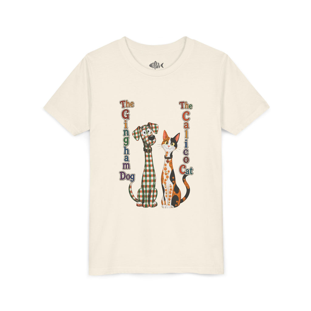 Gingham Dog & Calico Cat Kids Shirt