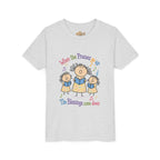Youth Tee - 'When the Praises Go Up, The Blessings Come Down' Kids Choir Graphic