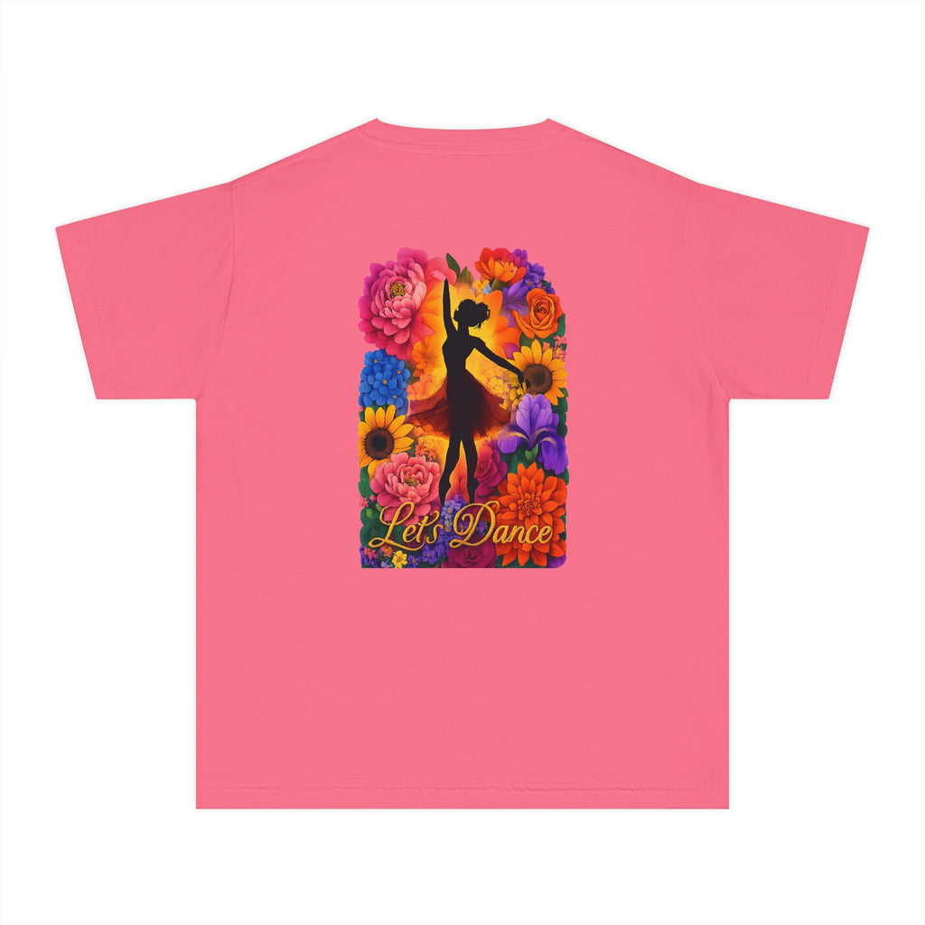 Let's Dance Floral Ballerina T--Shirt.