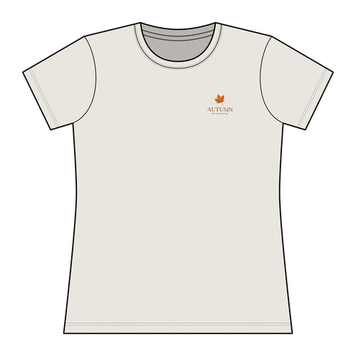 Autumn Leaves Women's Relaxed Tee – 'Autumn Collection' Minimal Fall T-Shirt
