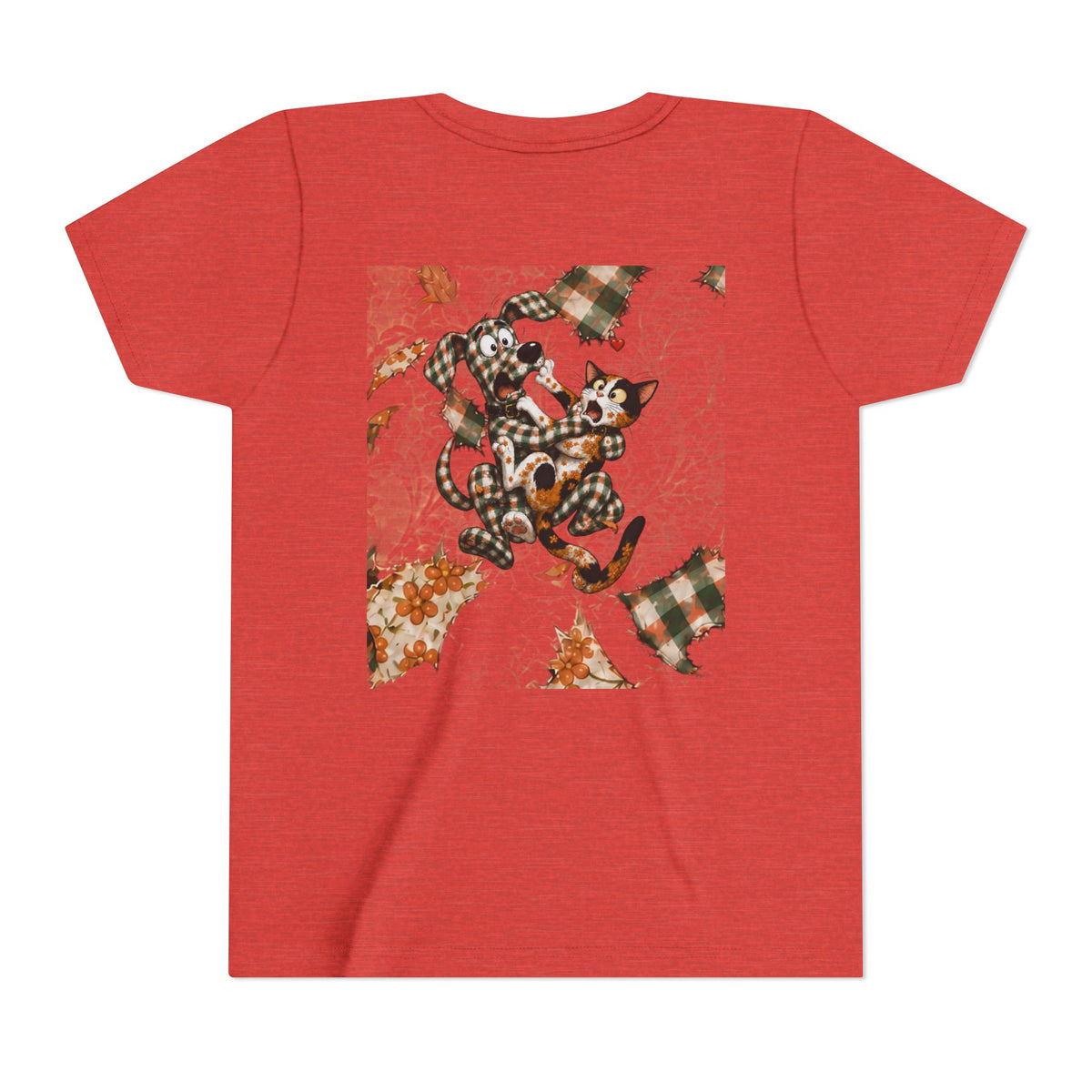 Gingham Dog & Calico Cat Kids Shirt