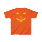 Kids Halloween Pumpkin Face Tee — Cute Jack-O'-Lantern T-Shirt for Children