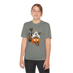 Kids Halloween Trick or Treat T-Shirt — Cute Pumpkin, Ghost & Black Cat Design