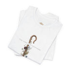 Shepherd Floral Staff T‑Shirt — 'The Lord Is My Shepherd' Faith Tee