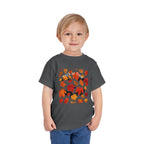 Toddler Halloween Pumpkin and Autumn Leaves Tee