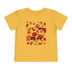 Toddler Halloween Pumpkin and Autumn Leaves Tee