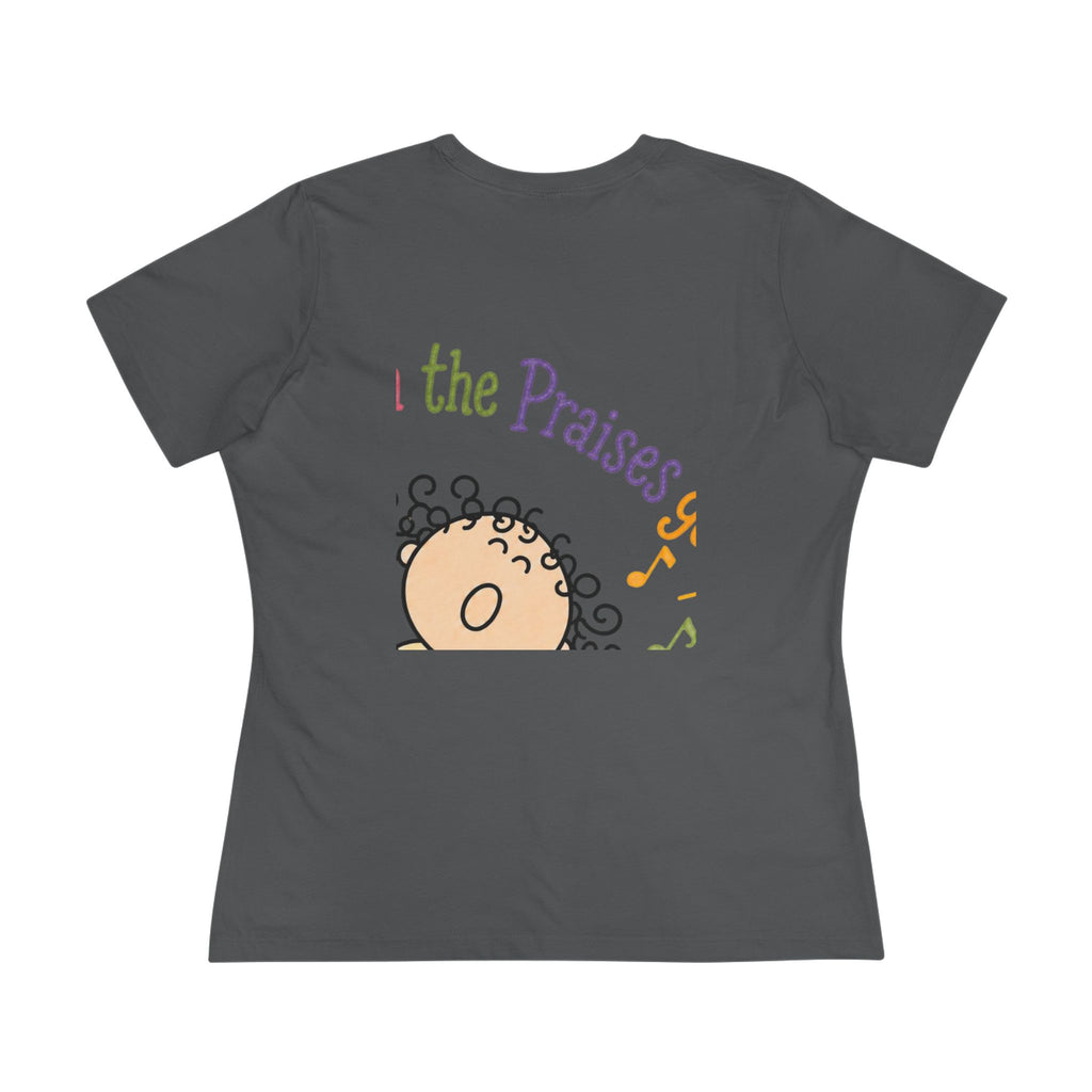 Women's Praise Choir Tee — "When the Praises Go Up, The Blessings Come Down"