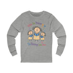 Christian Choir Long Sleeve Tee — "When the Praises Go Up, The Blessings Come Down"