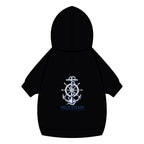 Pet Hoodie — Nautical Anchor "Hold Steady Anchor Down"