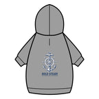 Pet Hoodie — Nautical Anchor "Hold Steady Anchor Down"