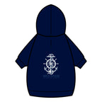 Pet Hoodie — Nautical Anchor "Hold Steady Anchor Down"