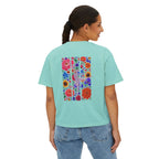 Floral Ballet Dancer Tee | Boxy Crop Shirt