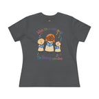 Women's Praise Choir Tee — "When the Praises Go Up, The Blessings Come Down"