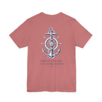 Anchor Nautical T‑Shirt — "Hold Steady Anchor Down"