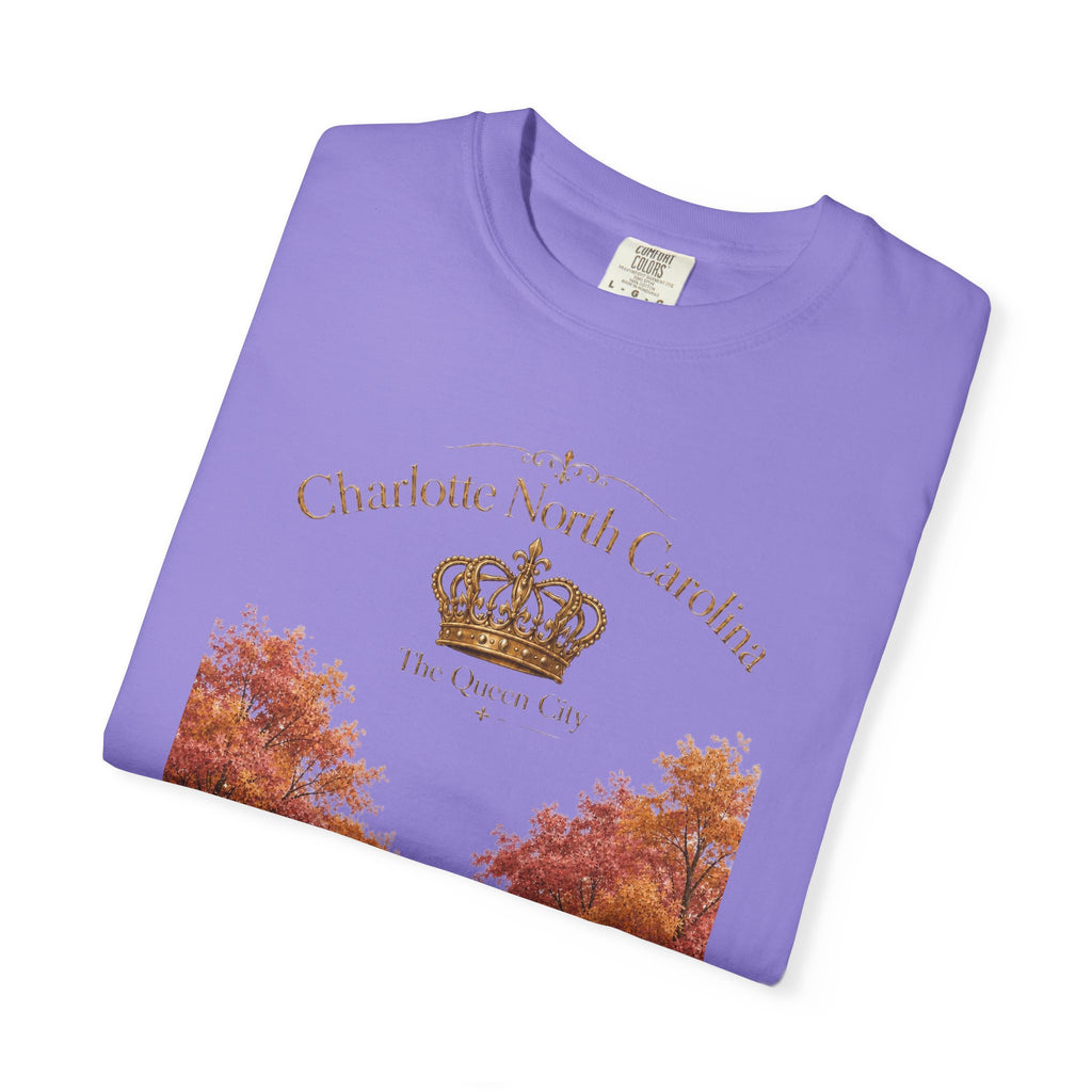 Charlotte North Carolina Autumn Tree Lane T-Shirt